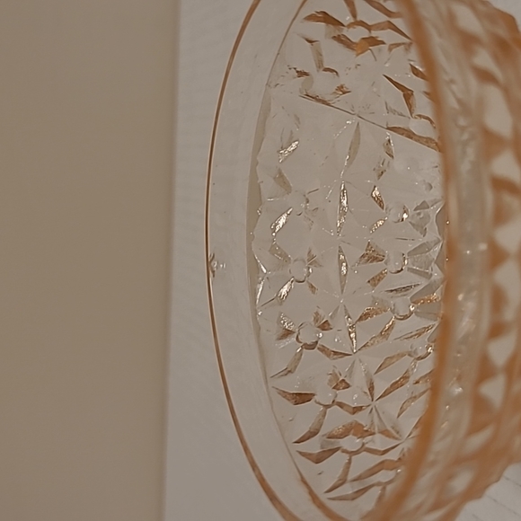 Dining Vintage Pink Depression Glass Small Bowl Poshmark